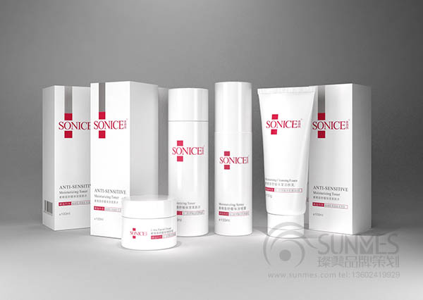 素睛茜舒緩保濕系列包裝設(shè)計效果圖